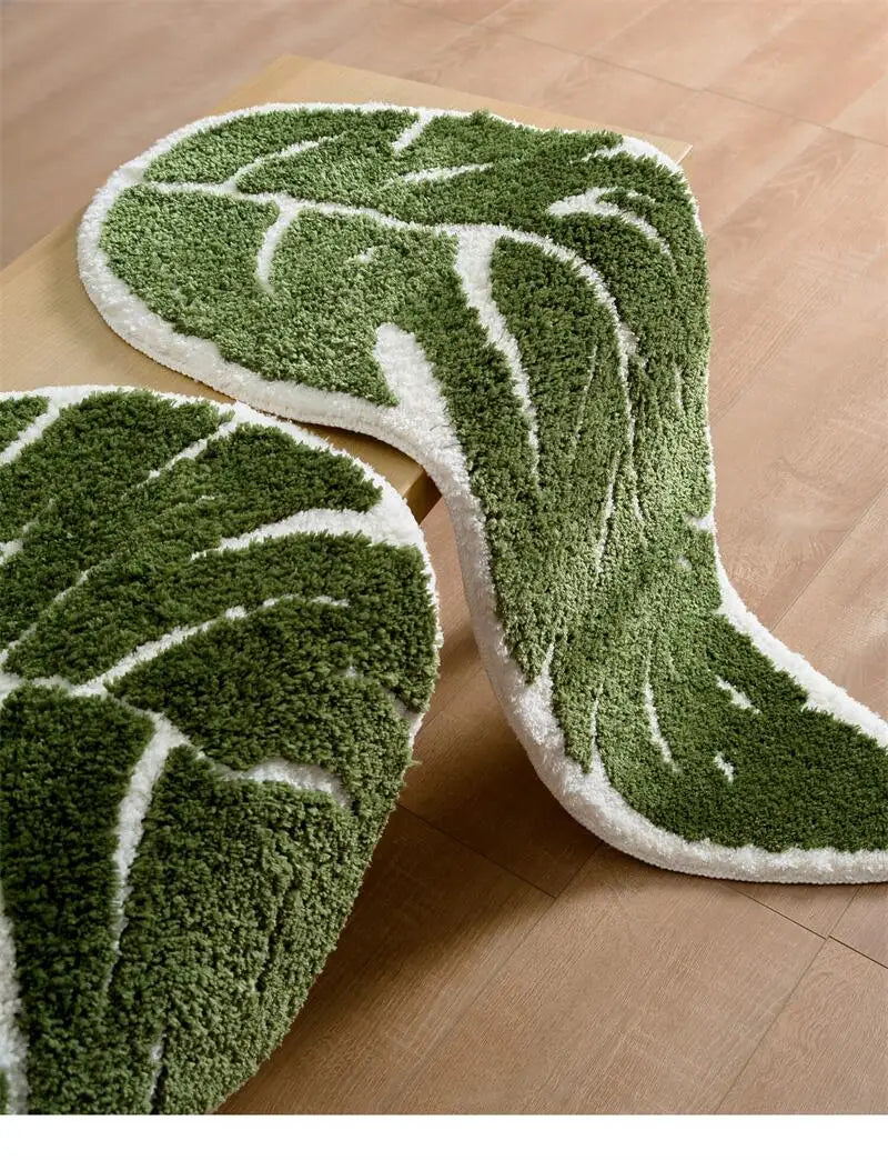 Monstera Albina Bath Mat