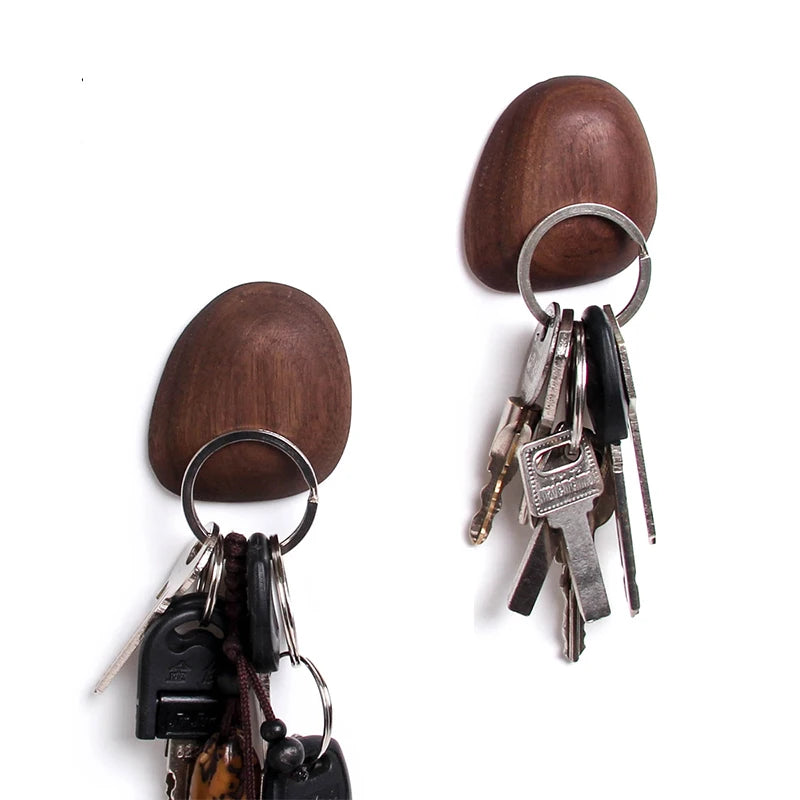 Key Holder Strong Magnetic Hooks wooden minimalist magnetic hooks