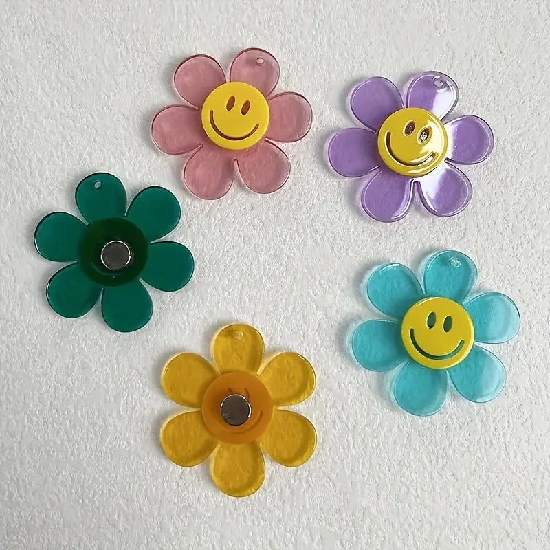 5pcs Cute Acrylic Refrigerator Magnets 