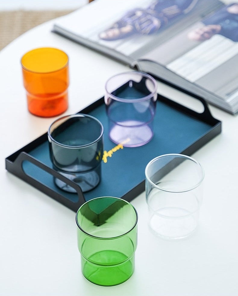 Stackable Heat Resistant Glass Drinkware