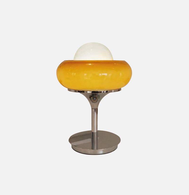 Starburst Retro Glass & Chrome LED Table & Floor Lamp