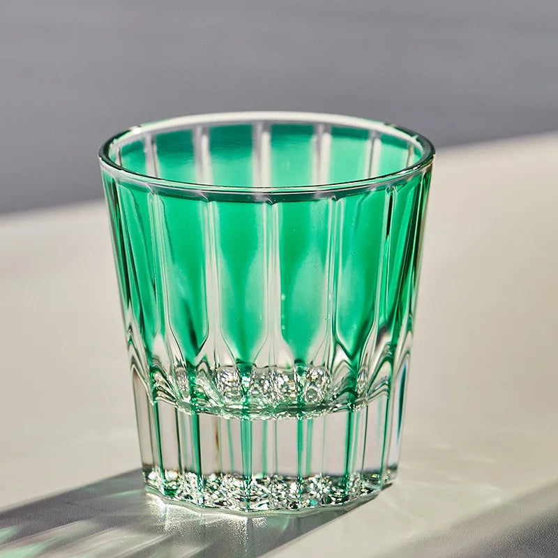 cocktail shot glass japanese colored whiskey glass