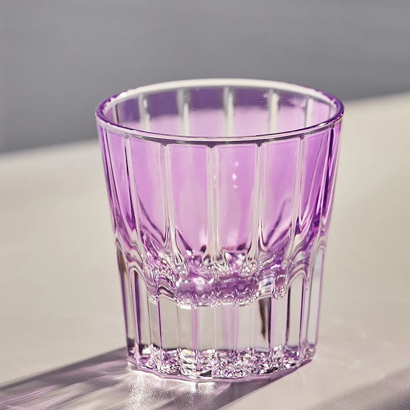 cocktail shot glass japanese colored whiskey glass