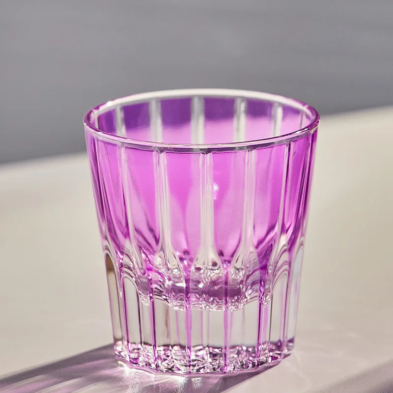 cocktail shot glass japanese colored whiskey glass