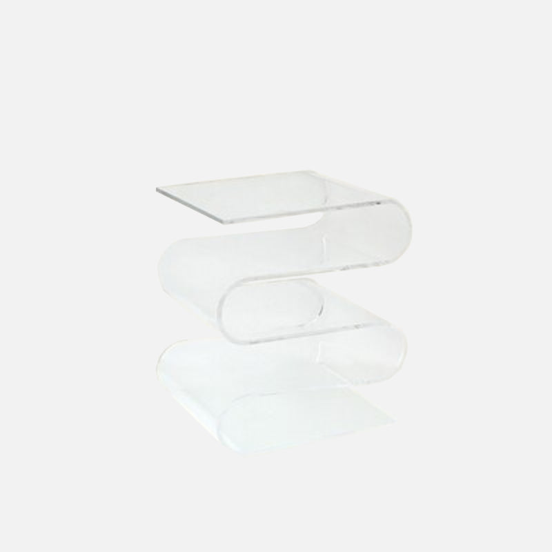 Swing Wave Acrylic Rack Side Table