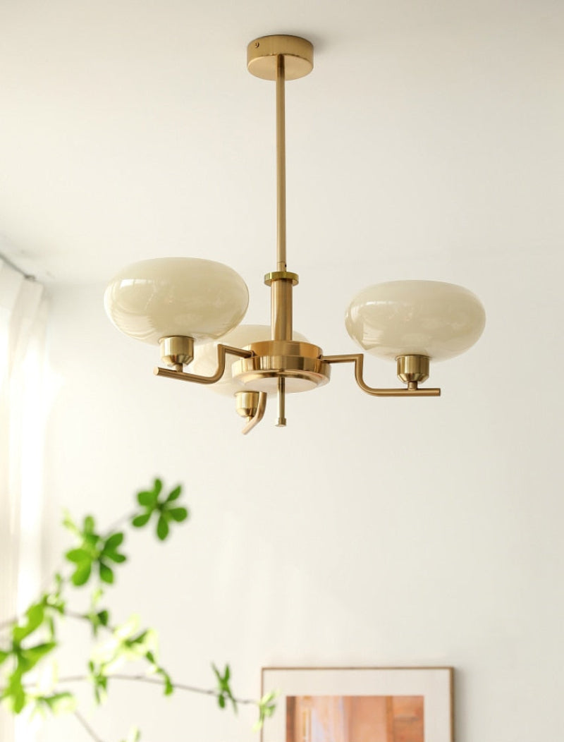 Teresie Mid-Century Glass Orb Chandelier