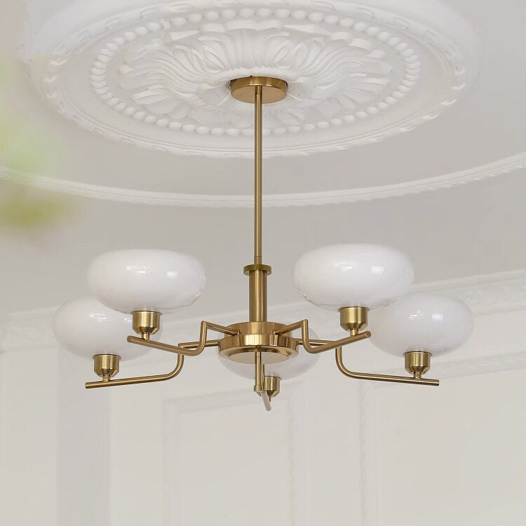 Teresie Mid-Century Glass Orb Chandelier