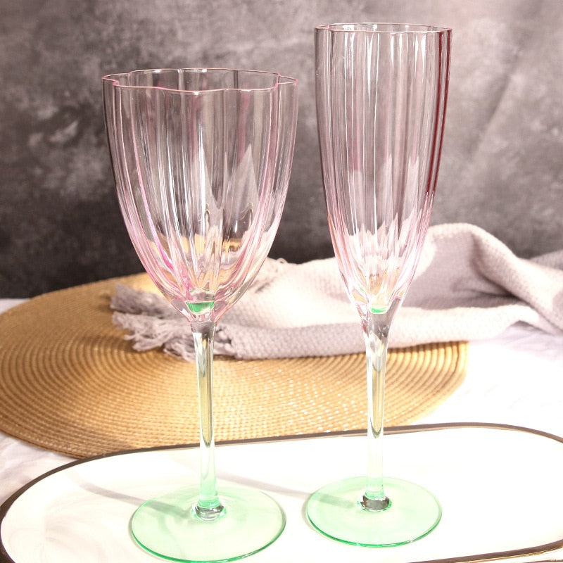 Tulipan Petal Wine Glasses