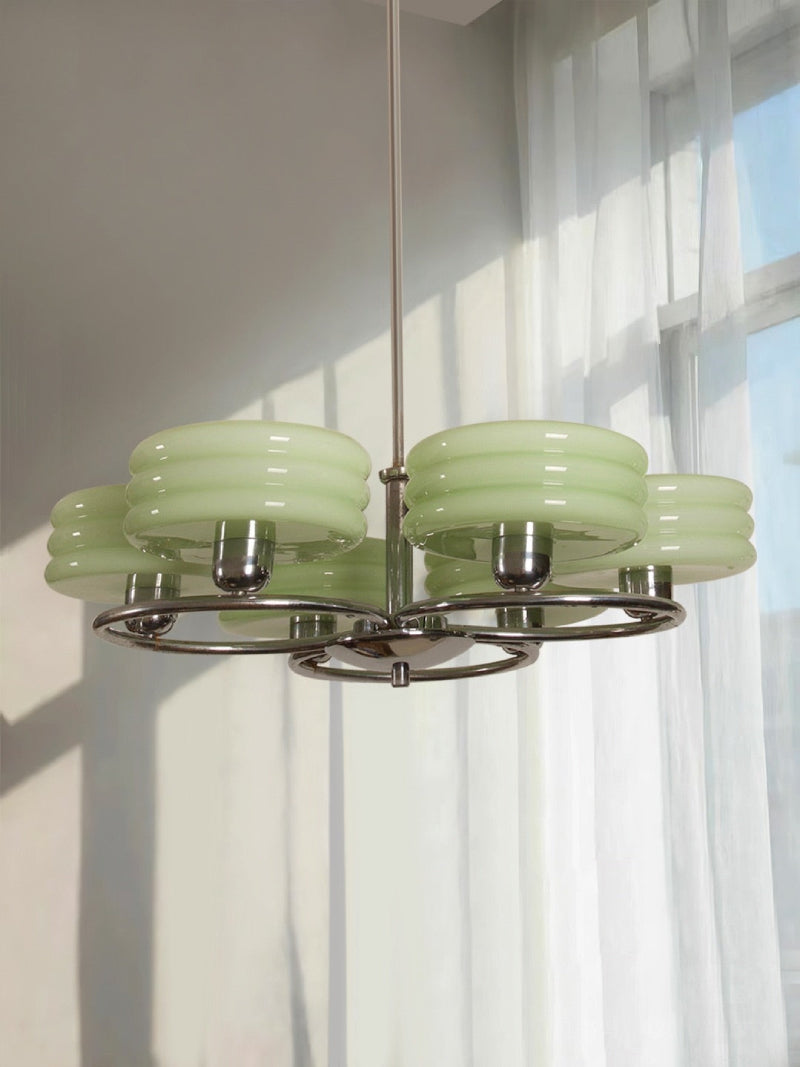 Vetiver Glass Chandelier