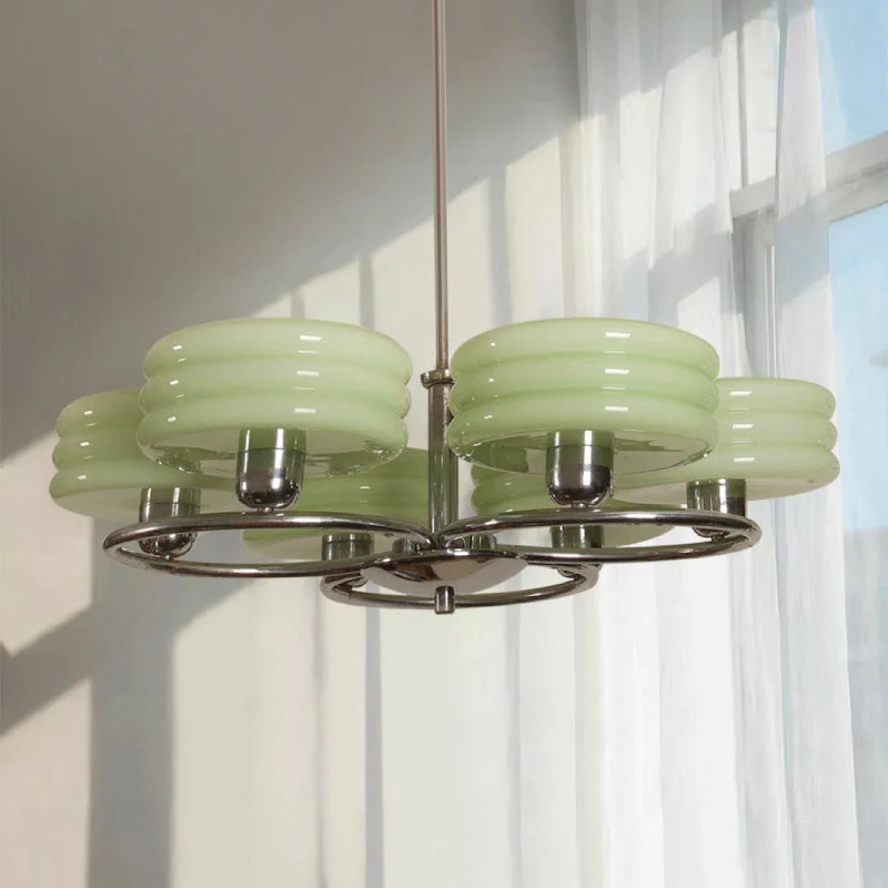 Vetiver Glass Chandelier