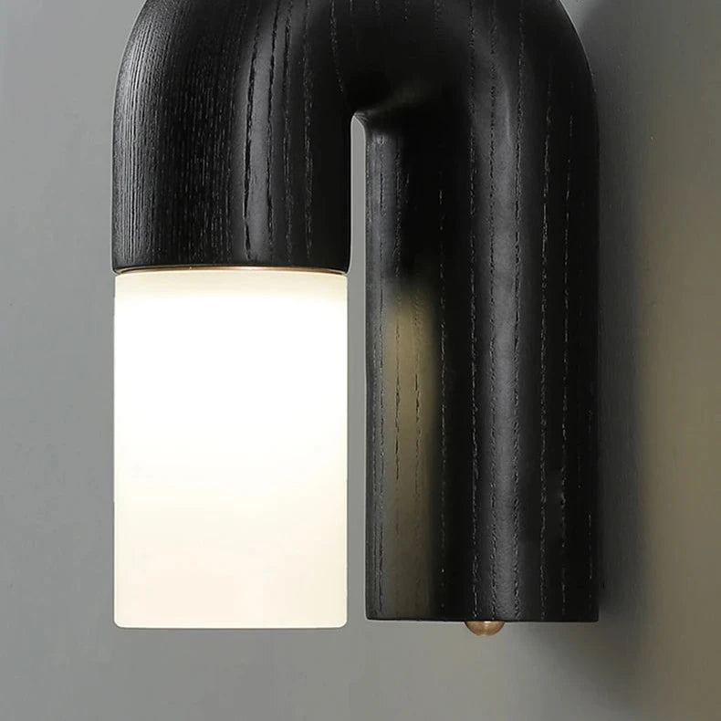 solid wood modern minimalist wall lamp dimmable
