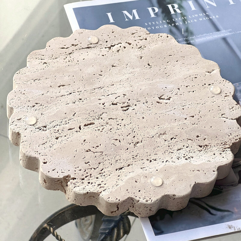 Zelta Marble & Stone Tray