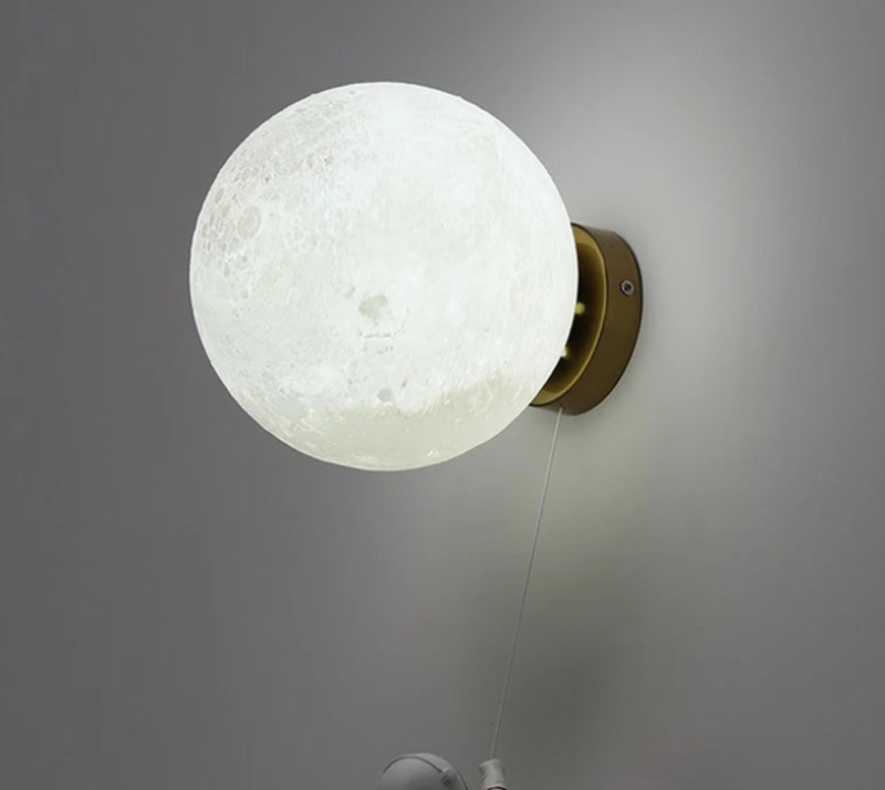 3D Moon Wall Lamp