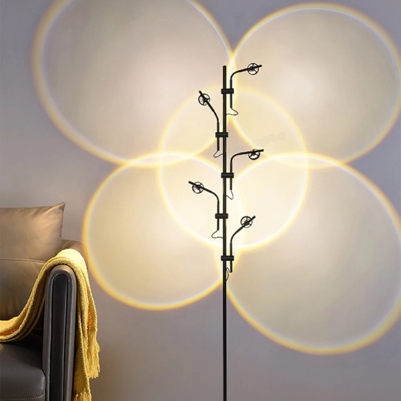 Wa Wa Sunset Contemporary Italian Floor Table Lamp Floor/Table Lamp