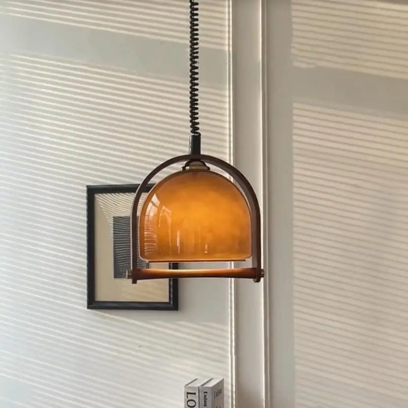 Medieval Glass Hanging Light