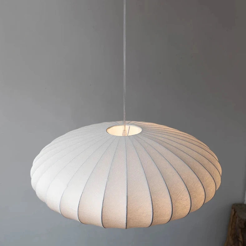 Silk pendant lamps