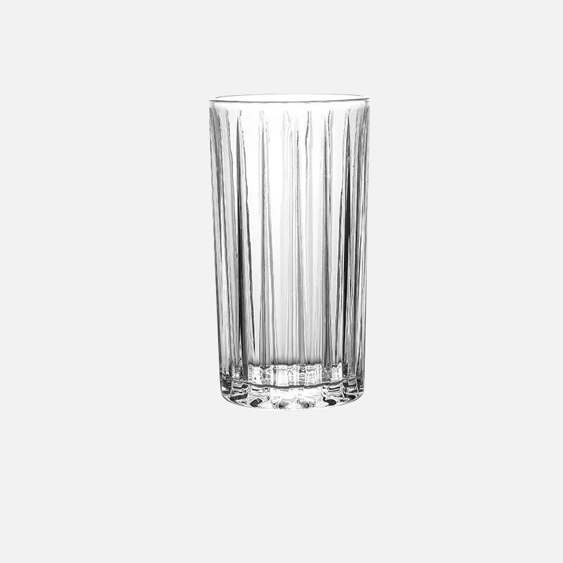 Stackable Ribbed Glassware stackable high-quality glasses with ribbed design