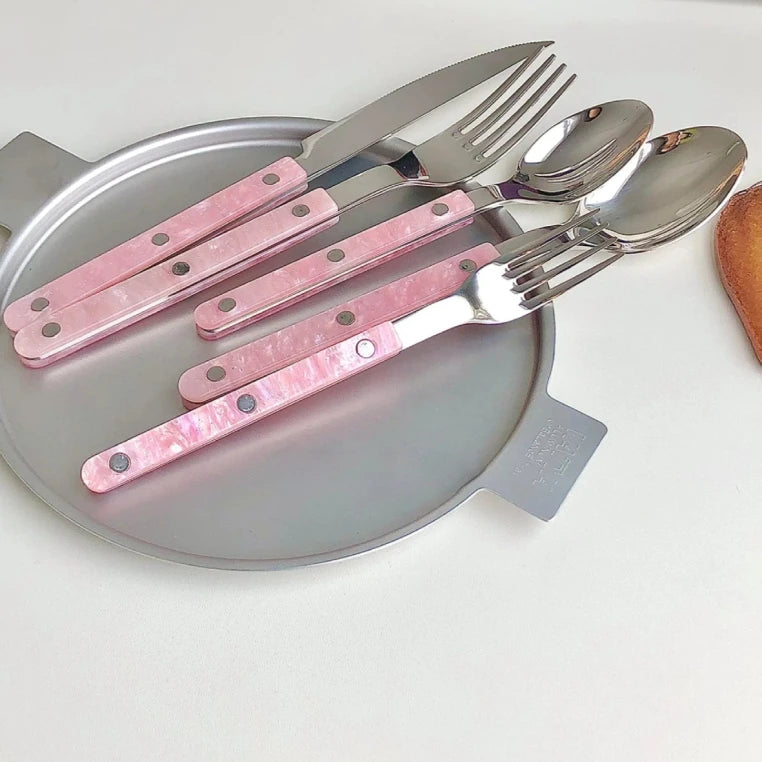 Blush Quartz Retro Tableware Set