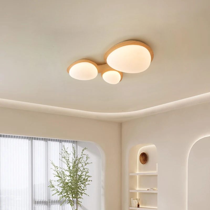 LED Wood Ceiling Lamp