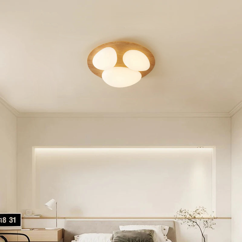 LED Wood Ceiling Lamp