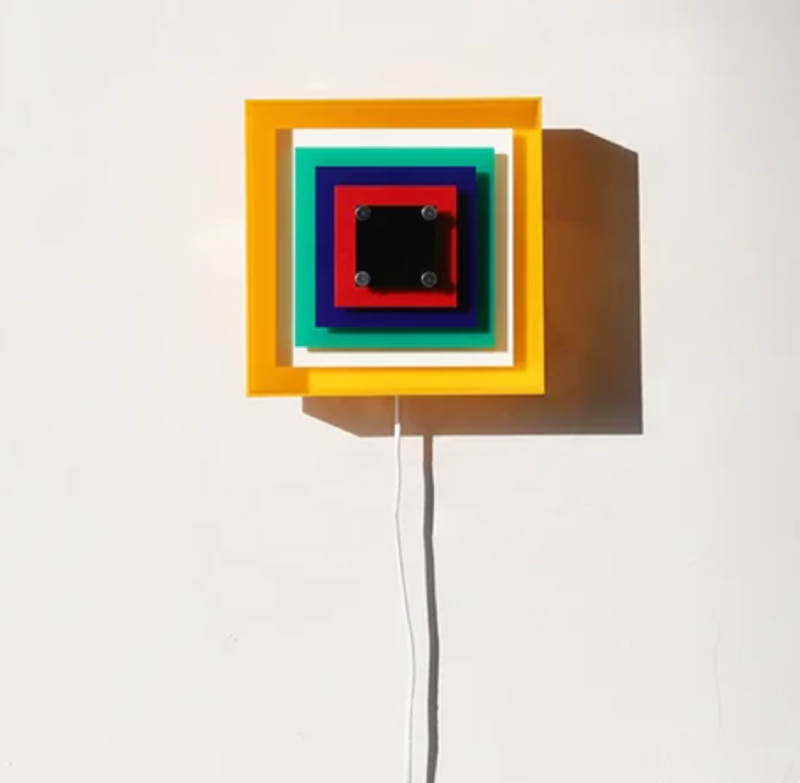 Light Squares Bauhaus Wall Lamp