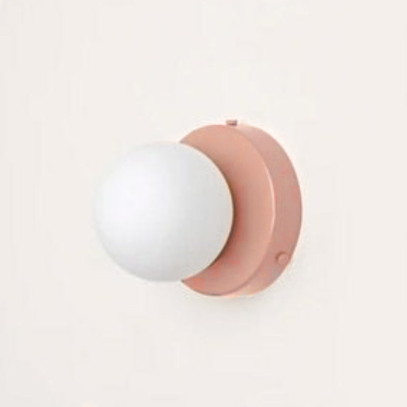 Gia Glass Orb LED Wall Sconce