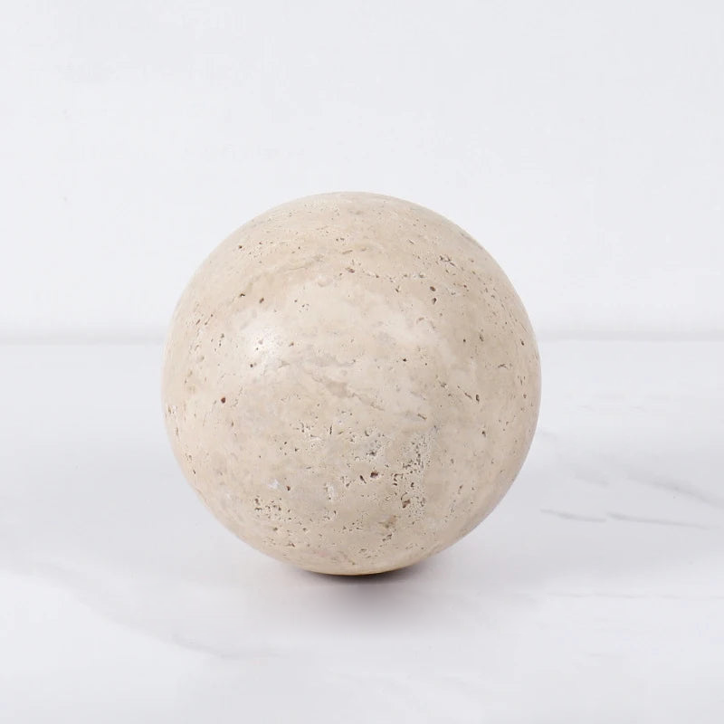 minimalist travertine marble stone sculptures for home decor 