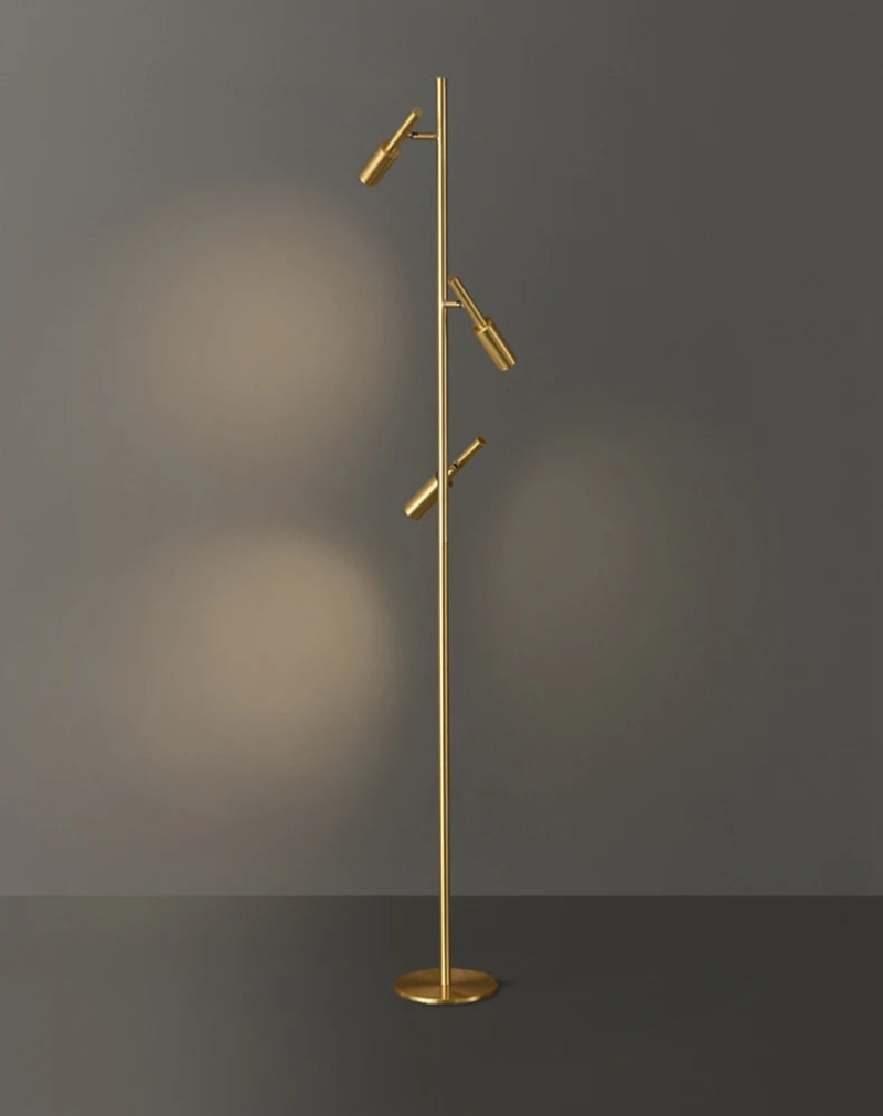 Brass Standing Lamp adjustable spotlight standing lamp customized lighting