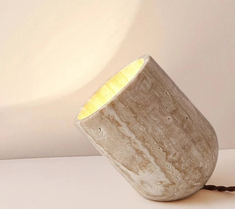 travertine stone floor or table lamp cove light spotlight lamp