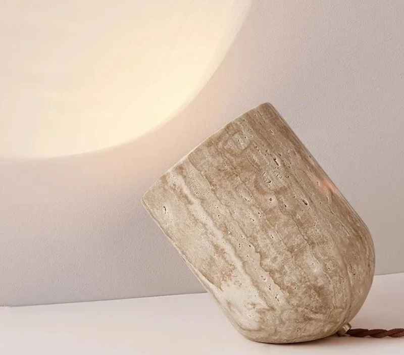 travertine stone floor or table lamp cove light spotlight lamp