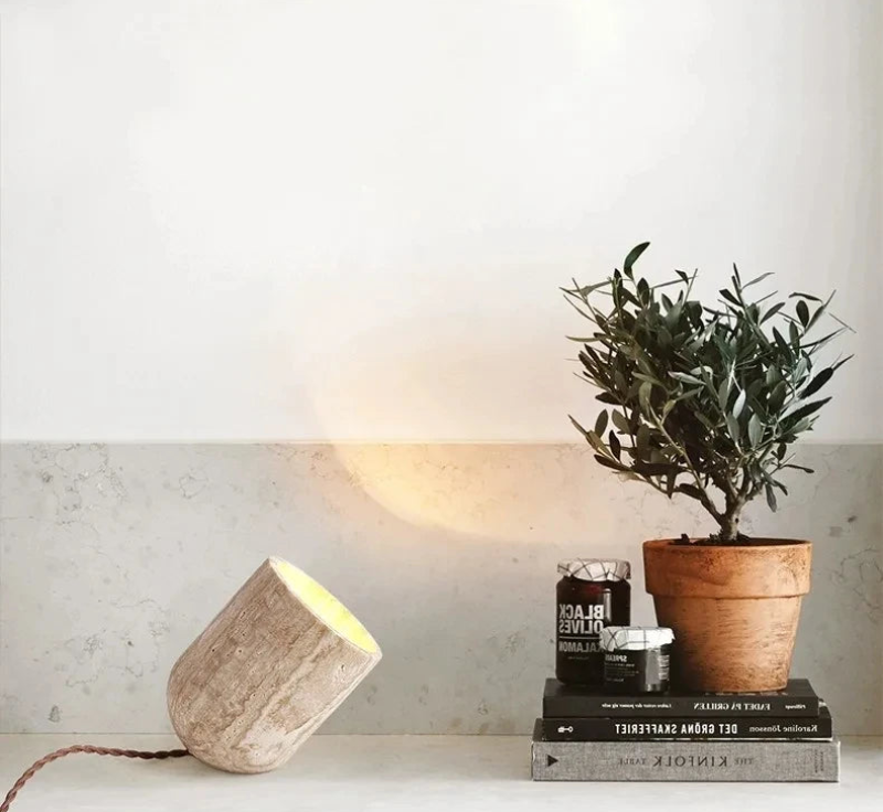 travertine stone floor or table lamp cove light spotlight lamp