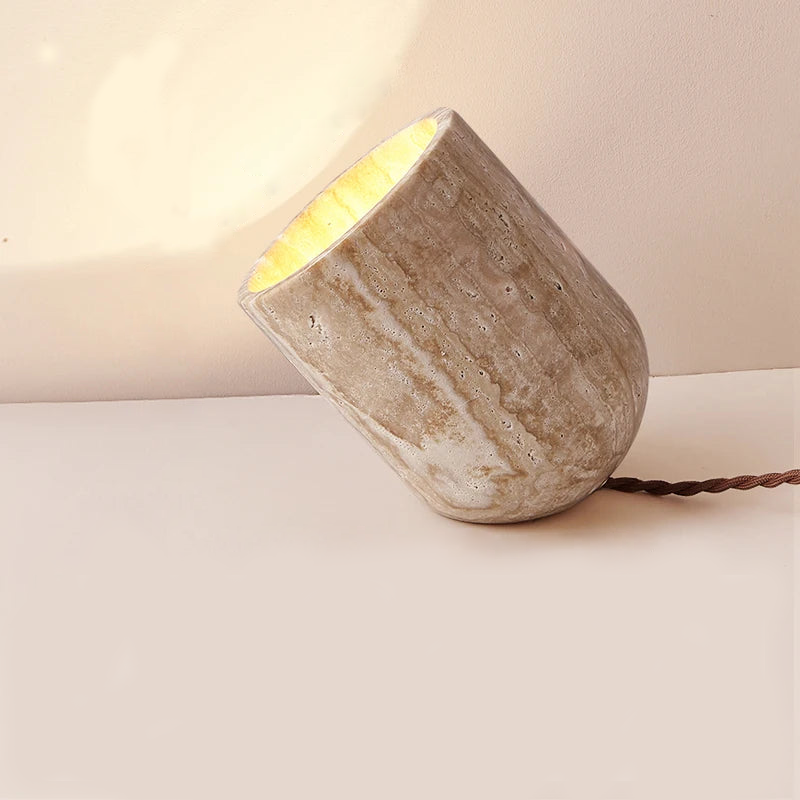 travertine stone floor or table lamp cove light spotlight lamp