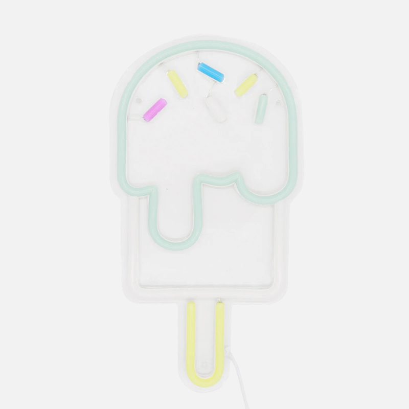 Ice Cream Popsicle Neon Light Party bedroom living room