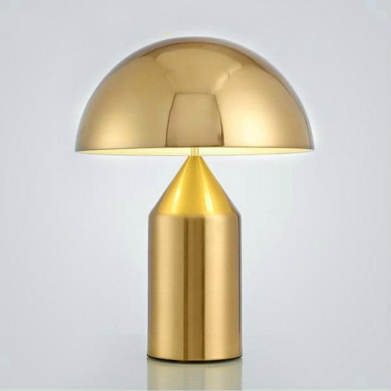 Vico Maggisttreti Gold Tone Metal Table Lamp for Retro Modern Office Home Decor