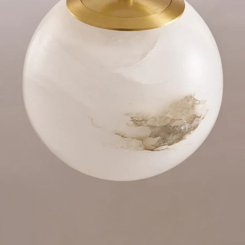 Ring Ball Mable Pendant Light Spherical Orb Industrial Pendant Light