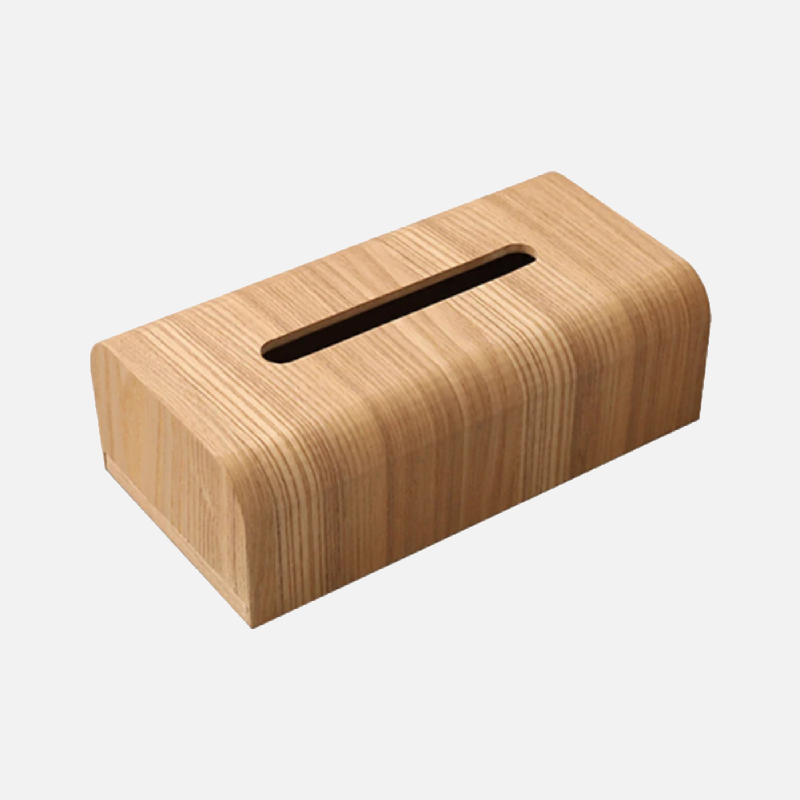 Walnut Wood Tissue Box Desktop Storage Box Wooden Tissue Case Home Ornament Napkin Holder