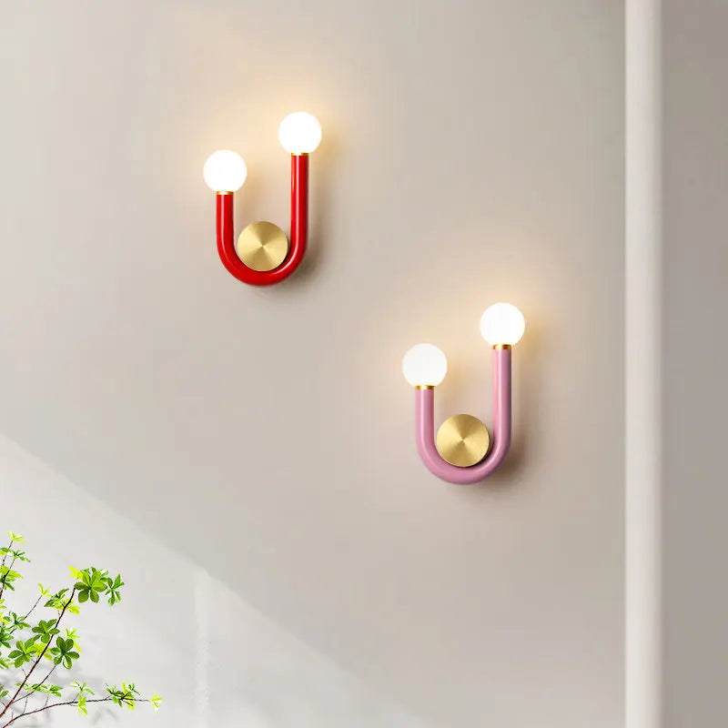 U-shaped wall lamp decorative wall lighting nordic style lamp