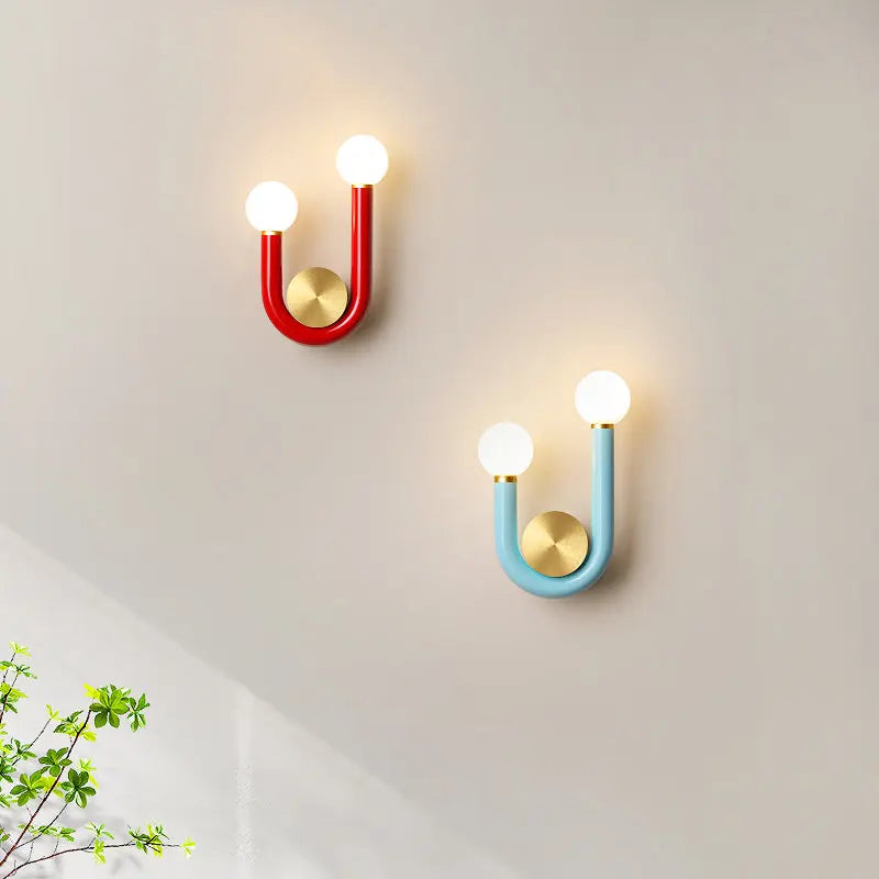 U-shaped wall lamp decorative wall lighting nordic style lamp