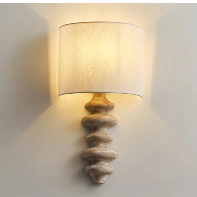 Spiral Solid Wood Lamps