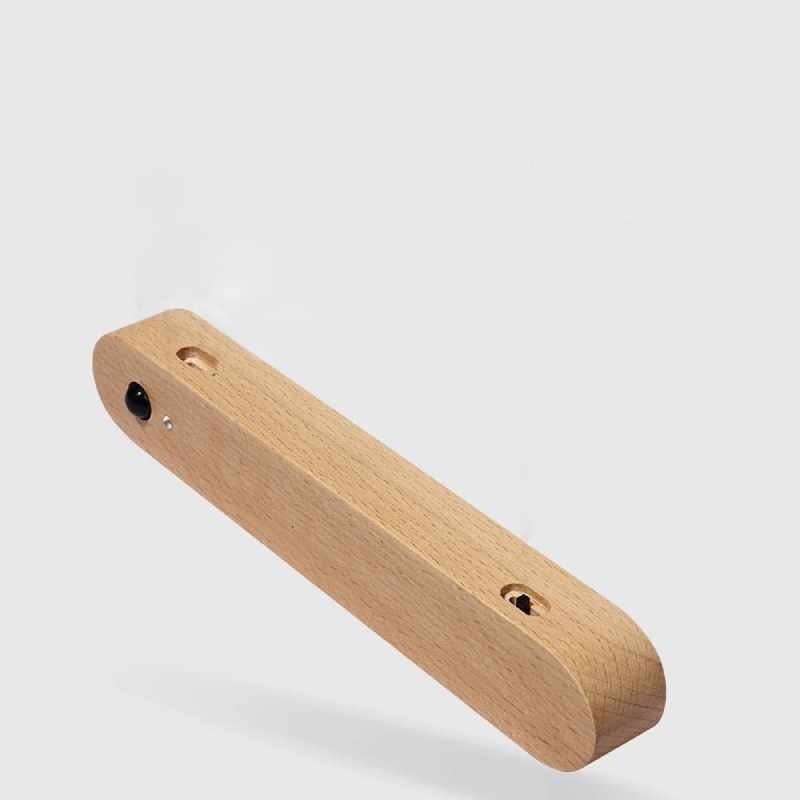 wooden magnetic key holder and nightlight sensor minimalist portable