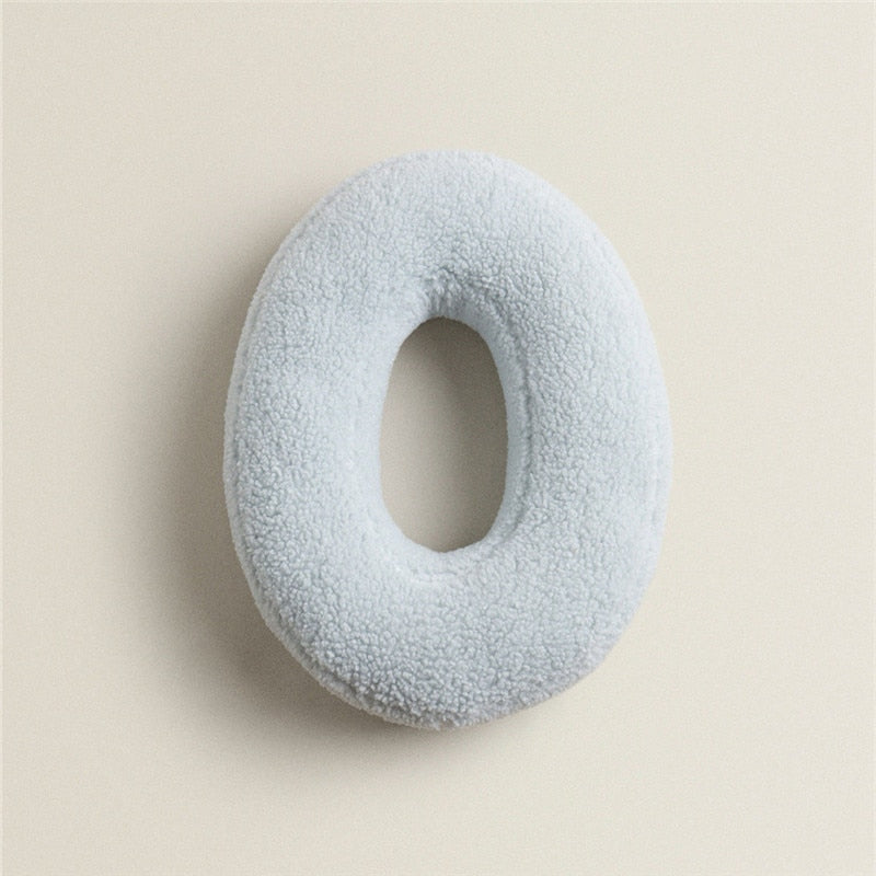 Alphabet Letter Fleece Pillows