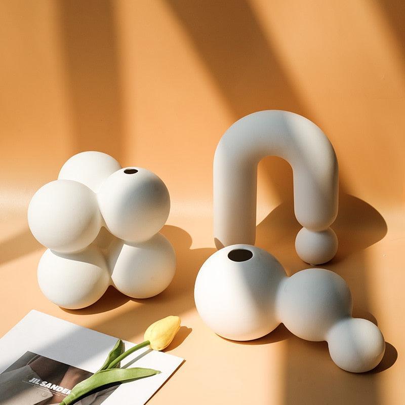 Andro Dot Porcelain Vases