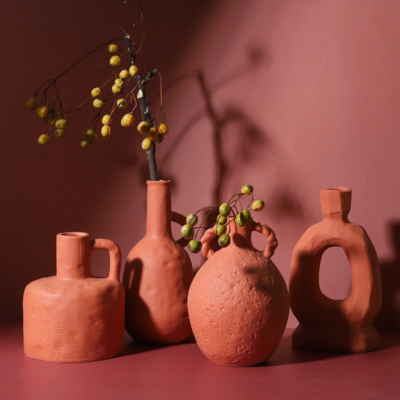 Attaya Textured Ceramic Vase