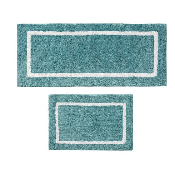 Bittman Reversible High Pile Tufted Bath Rug