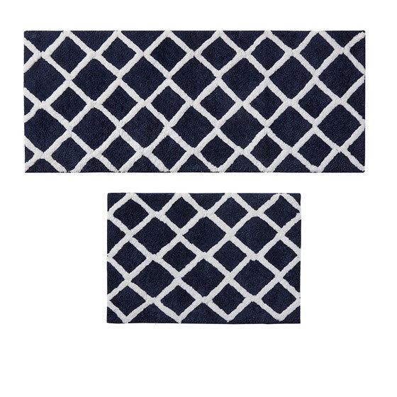 Bittman Reversible High Pile Tufted Bath Rug