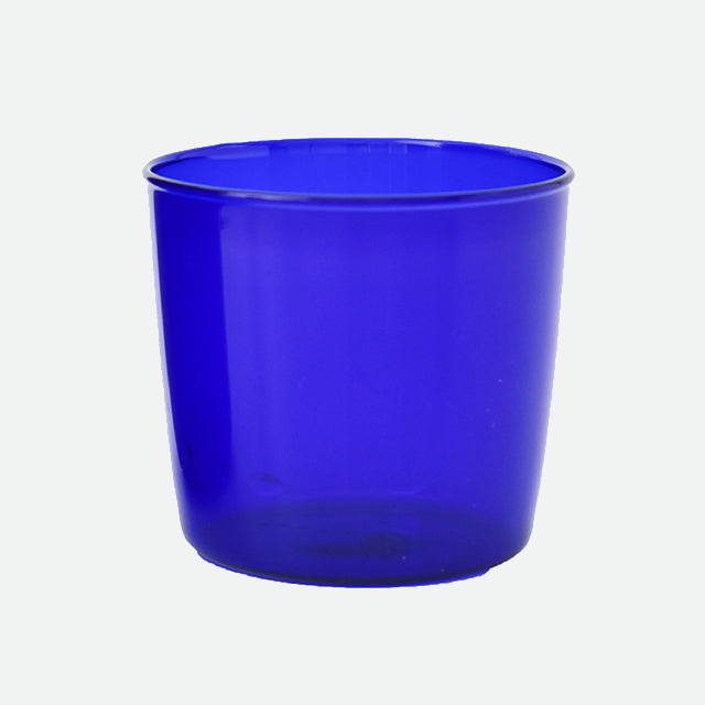 Glass Mug Drinkware Blue Color