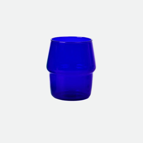 Glass Mug Drinkware Blue Color