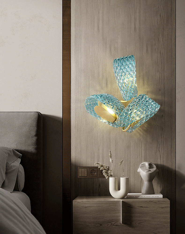 LED Flower Design Wall Lamp