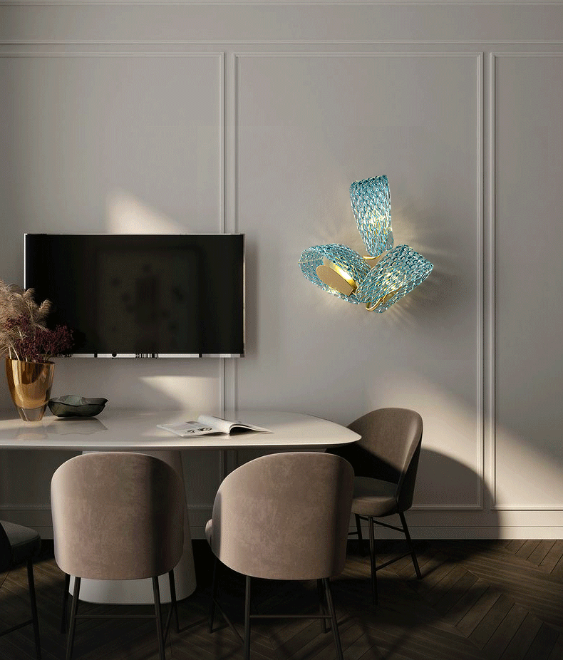 LED Flower Design Wall Lamp