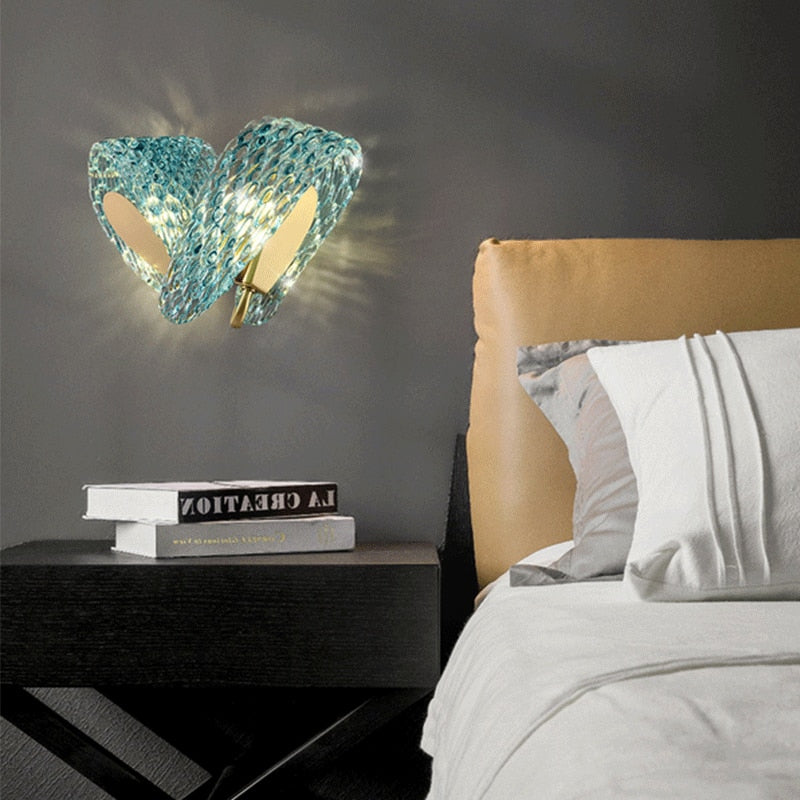 LED Flower Design Wall Lamp